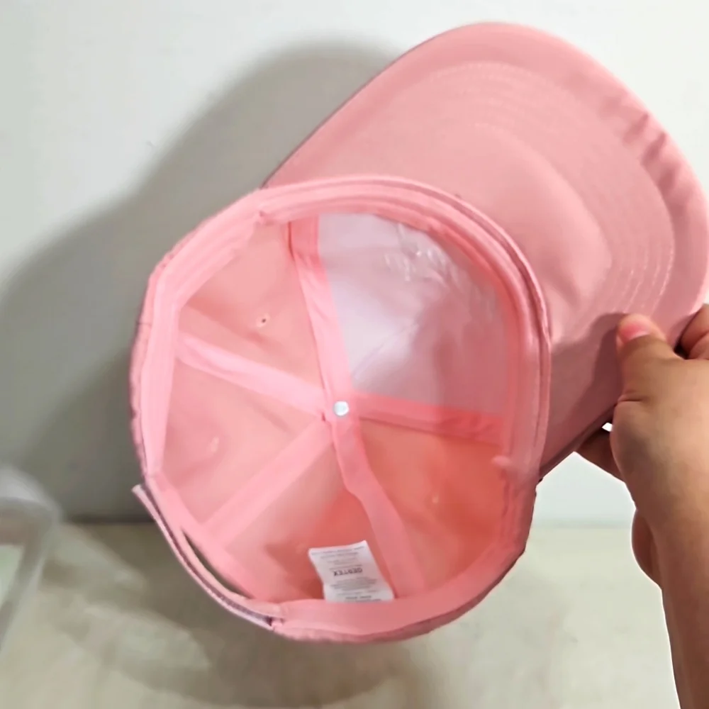 unique the party embroidered pink novelty baseball cap for the life of the Party